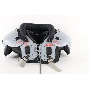 Vintage Riddell Air Pac Football Shoulder Pads With Padded Collar AP 44M Gray